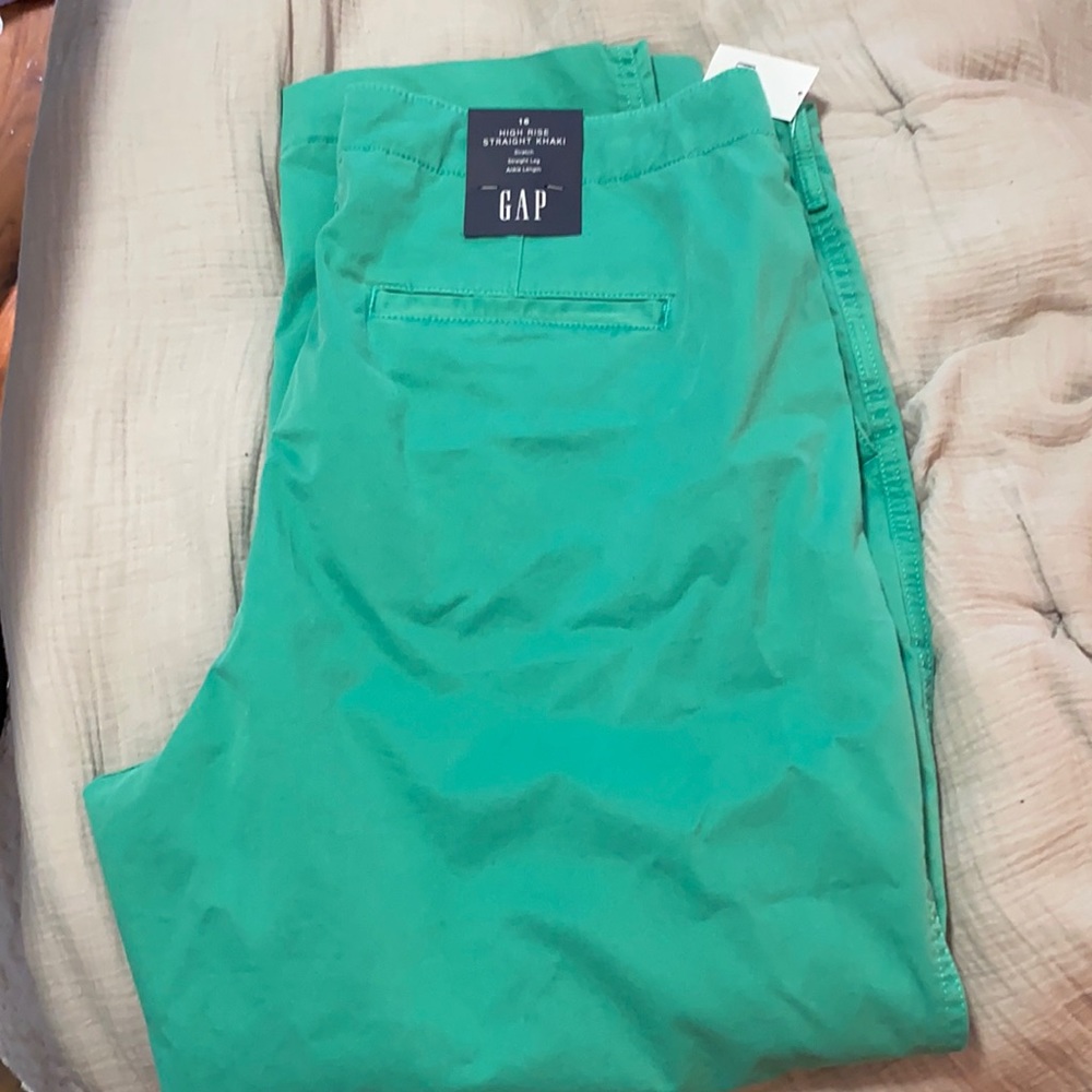 Sea foam green chinos